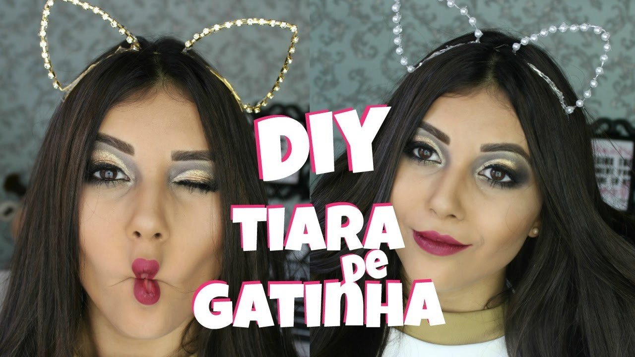 DIY TIARA DE GATINHO