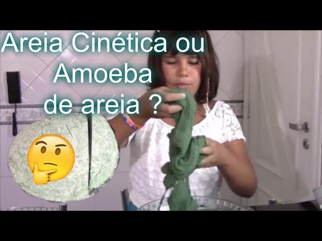 Areia cinética ou Amoeba de Areia  ? Vocês decidem - DIY