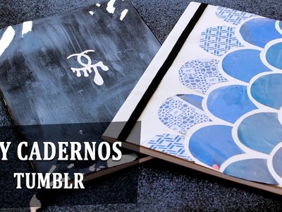 DIY Cadernos personalizados estilo Tumblr 2 ideias