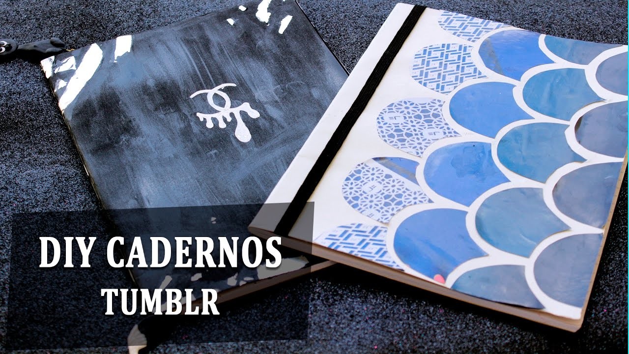 DIY Cadernos personalizados estilo Tumblr 2 ideias