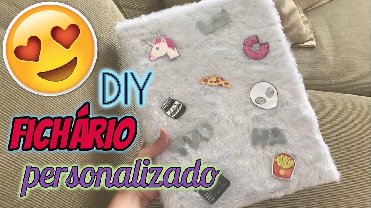 DIY: FICHÁRIO PERSONALIZADO