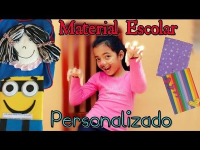 DIY Material Escolar Personalizado - Volta as aulas