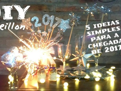 DIY REVEILLON. dicas simples para decorar e amuleto da sorte para 2017 - New Years Eve Decor