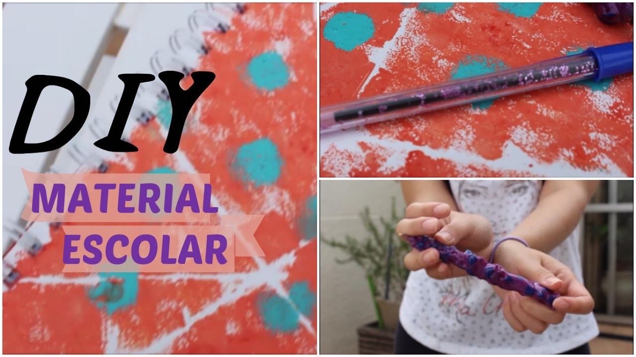 MATERIAL ESCOLAR - DIY | Ju Mihailenko