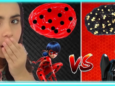Como fazer AMOEBA MIRACULOUS Ladybug VS Catnoir ( Slime, DIY, Massinha, Geleca, Gosma)