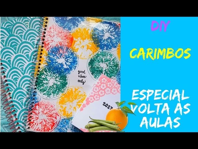DIY Carimbos INESPERADOS - Especial Volta às Aulas