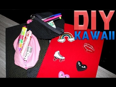 DIY:Volte as aulas divertido com cadernos e estojo tublr kawaii. .