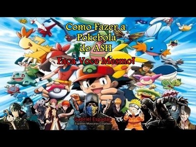DIY -  Como Fazer uma Pokebola Personalizada (Pokemon)