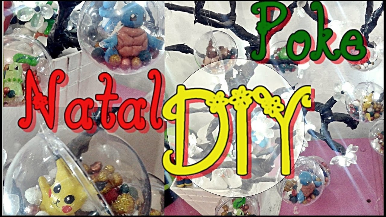 • DIY Geek~Pokemons para o Natal ♥
