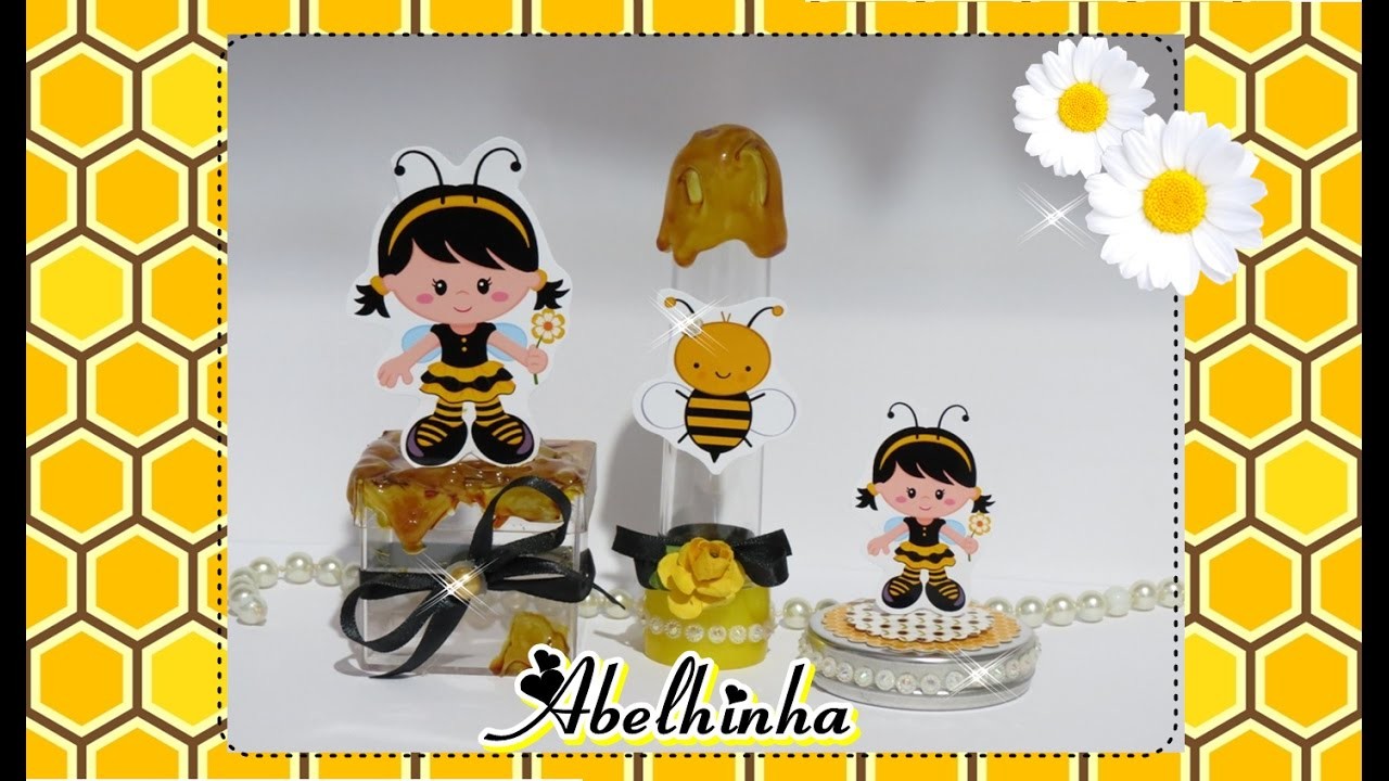 DIY: Como fazer lembrancinhas no tema abelhinha!!!