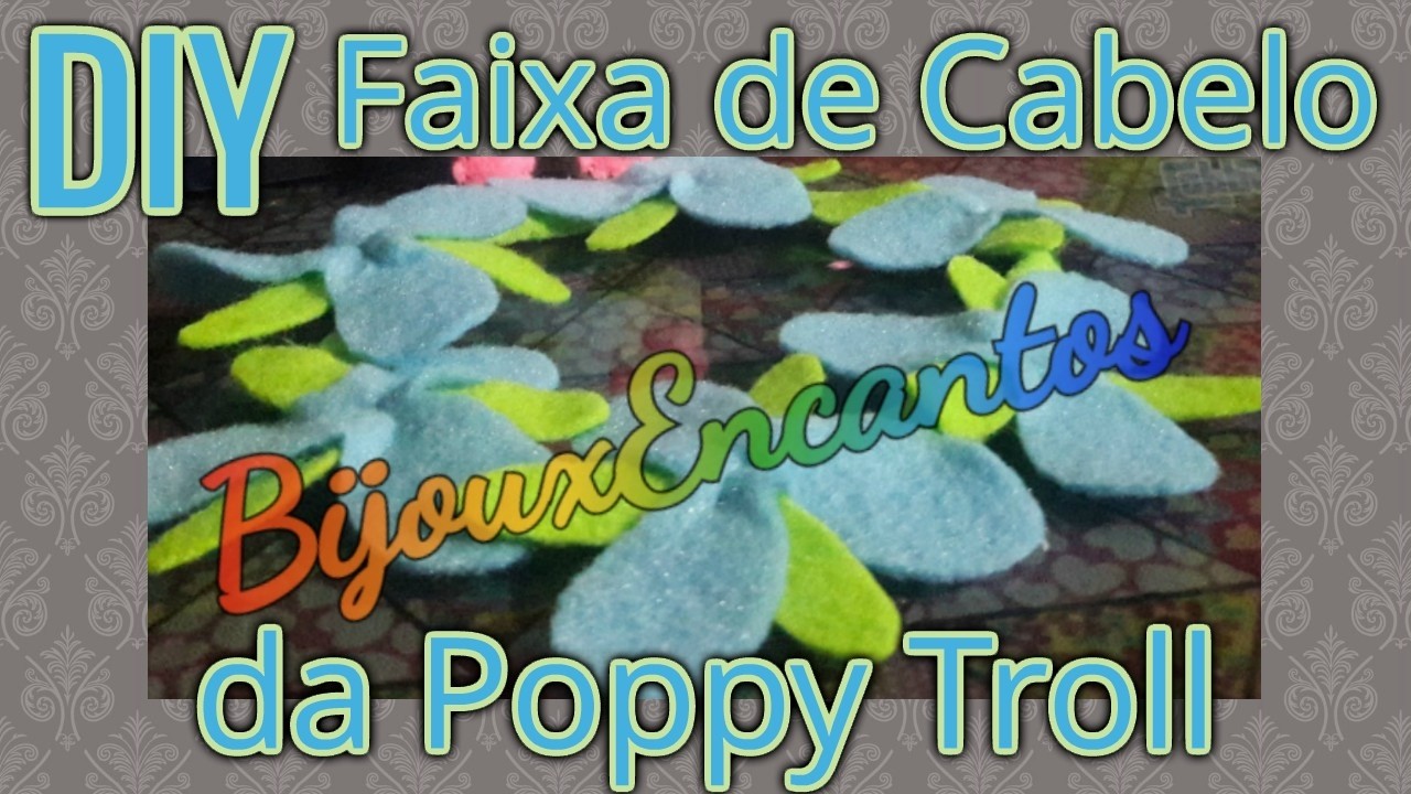 DIY Faixa de cabelo "Troll"