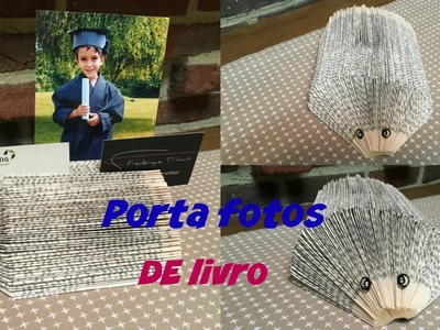 DIY.Porta Fotos de livro