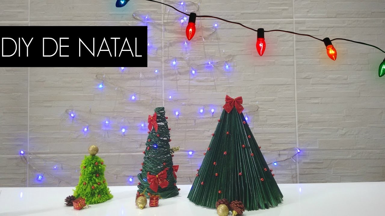 DIY | 4 TIPOS DE ARVORE DE NATAL #1