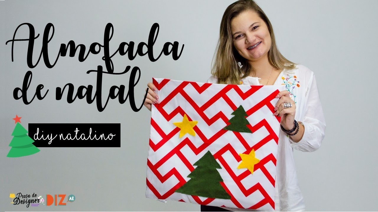 DIY ALMOFADA NATALINA | ESPECIAL DE NATAL
