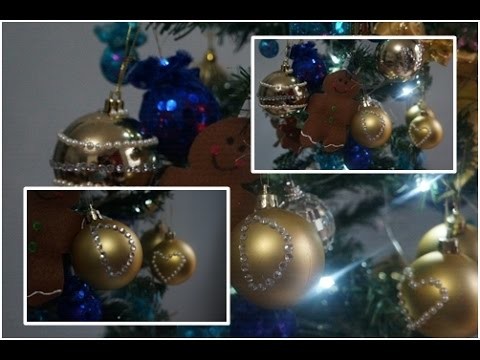 DIY:Bolinhas de natal personalizadas