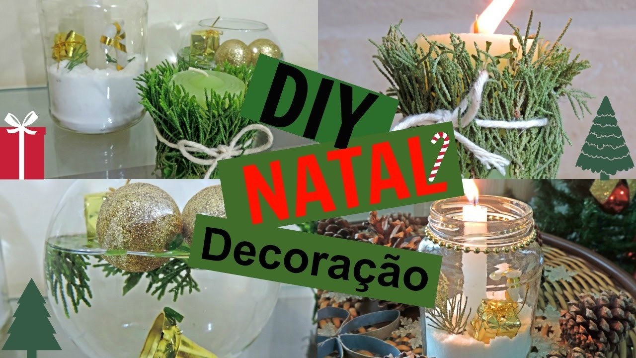 DIY DE NATAL:: Decoração simples. 2016- Luíza Melo 