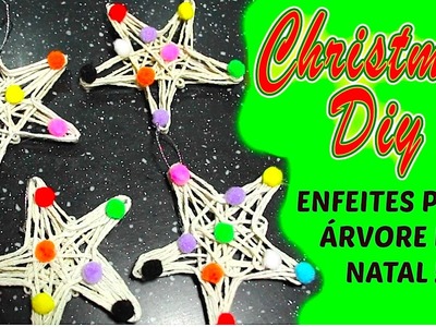 DIY : ENFEITE DE ÁRVORE DE NATAL