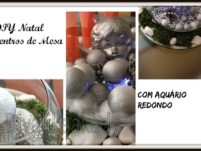 DIY Natal. centros de Mesa