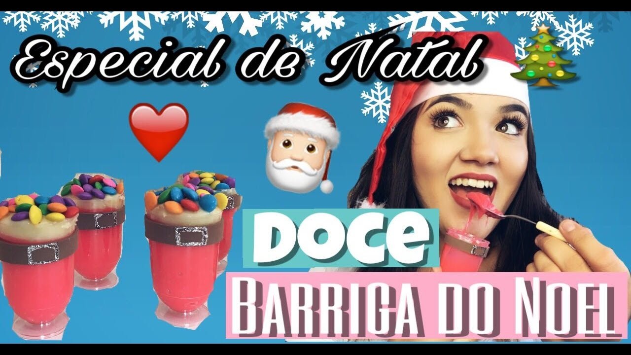 ESPECIAL DE NATAL: DIY - Doce BARRIGA DO NOEL