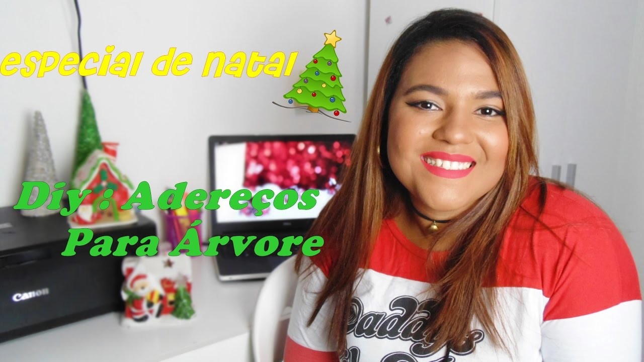 Especial de Natal - Diy : Adereços para Árvore de Natal por Steffane Gomes