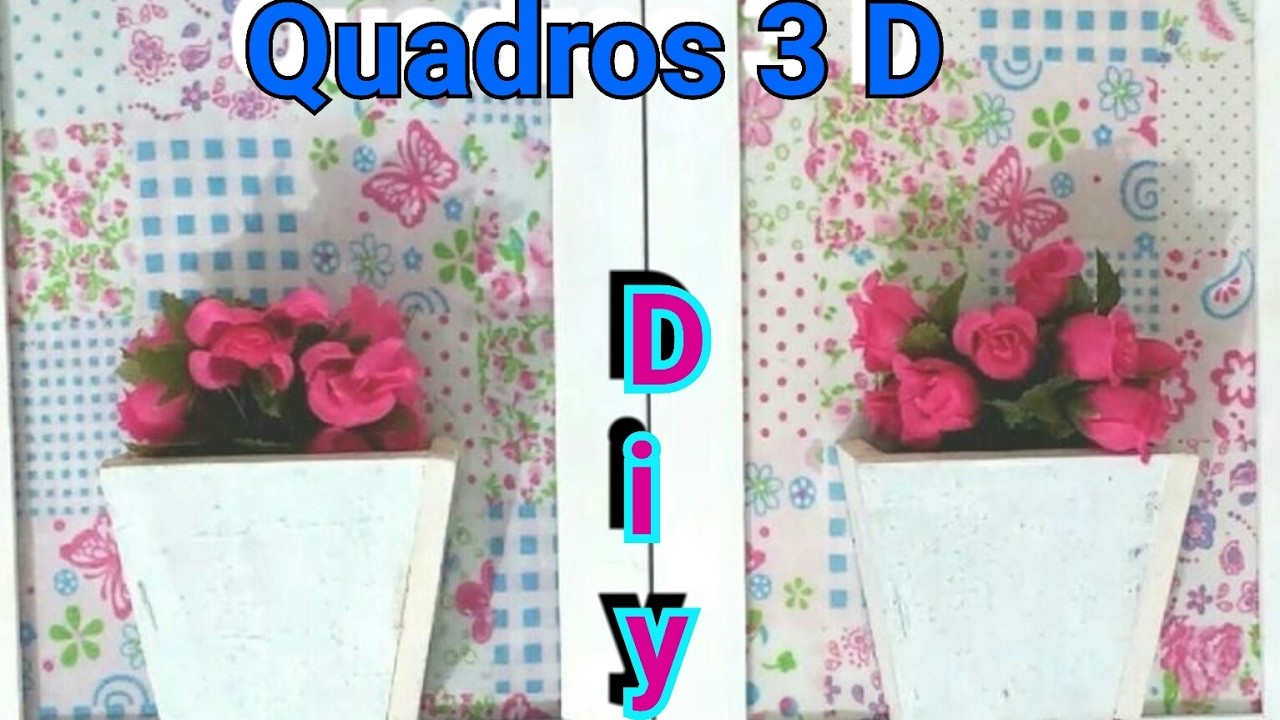 Como fazer quadrinho em 3D - DIY | por Gisele Bueno