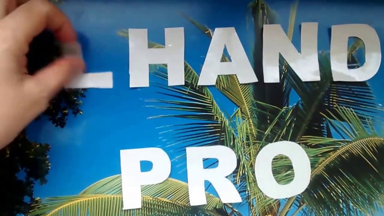 D.I.Y. - Fazendo um quadro com sua frase preferida usando contact e tinta