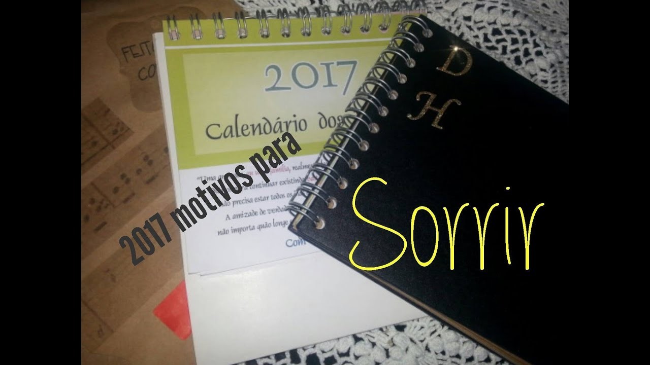 Diy Álbum do Ano - 2017 Motivos para sorrir