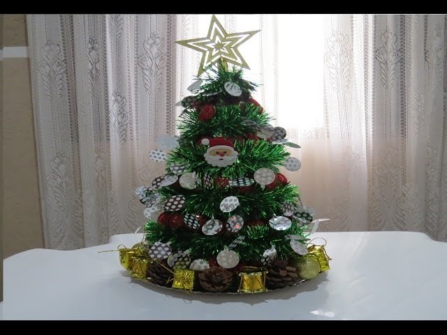 DIY - Árvore de Natal com balas  (ESPECIAL NATAL)