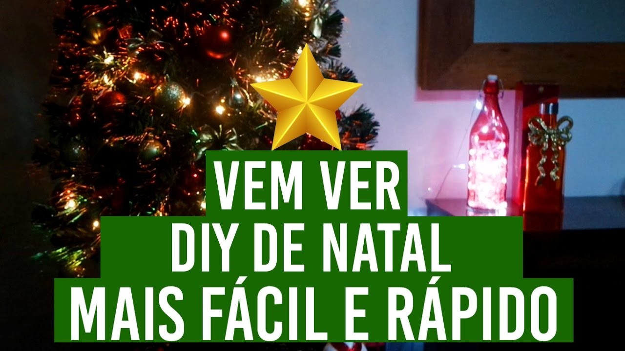 DIY DE NATAL MAIS FÁCIL E RÁPIDO | Camilla Scalise