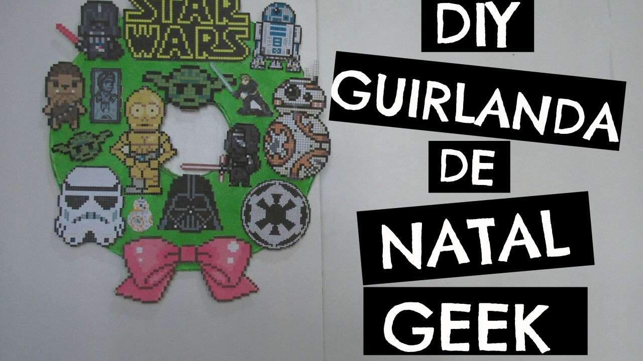 DIY guirlanda Star Wars #natalgeek