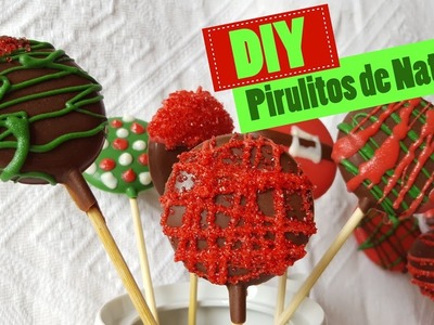 DIY - Pirulitos de chocolate para o Natal