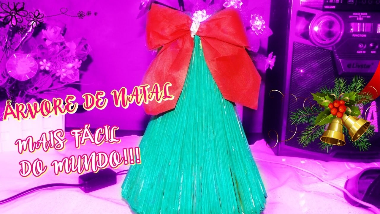 ESPECIAL NATAL #DIY ÁRVORE DE NATAL FEITAS COM REVISTAS SUPER FÁCIL