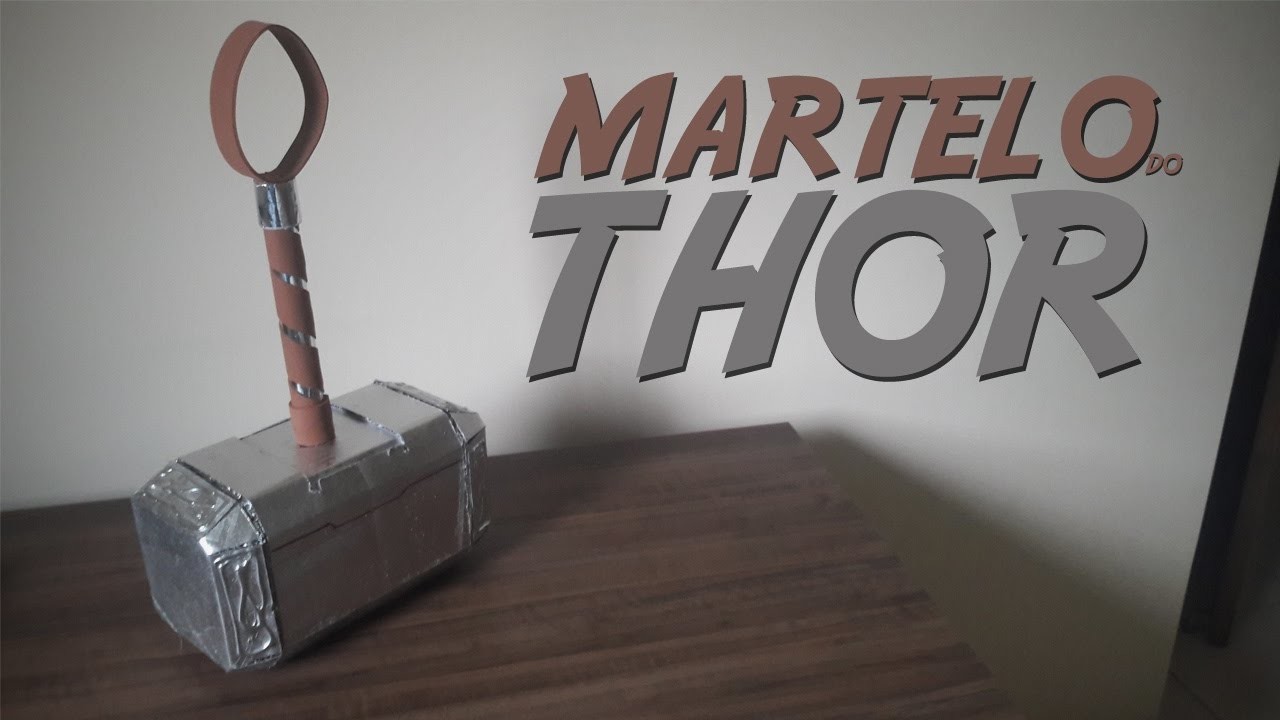 DIY-Como fazer o martelo do Thor(Mjolnir)