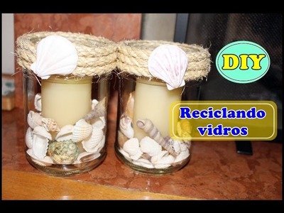 Duas ideias para reciclar vidros - DIY -Quase sessenta - Didi Tristão