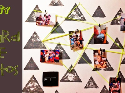 MURAL DE FOTOS: Faça você mesmo. DIY