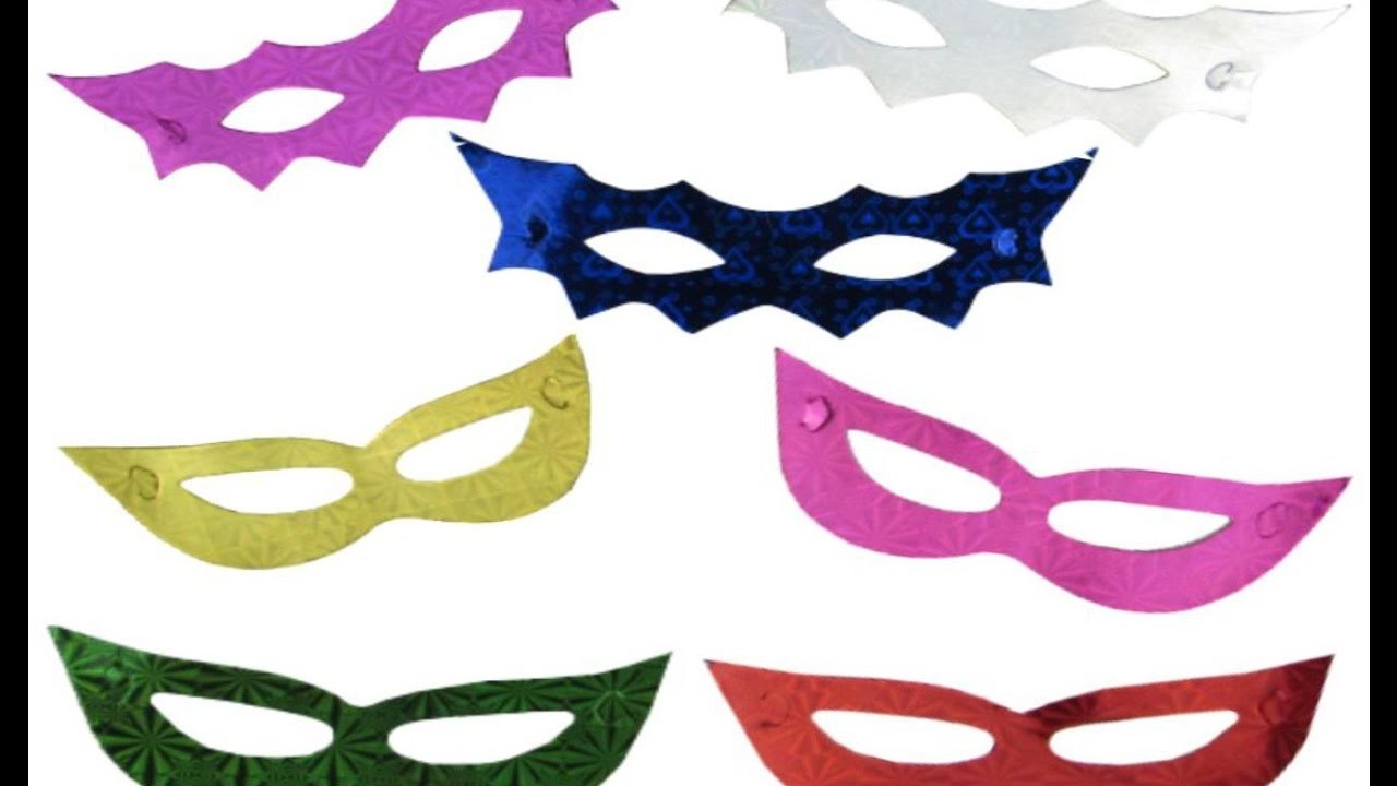 DIY Decoração de Festa para o Carnaval #01 Decoração Com Máscara de Papel Luminária
