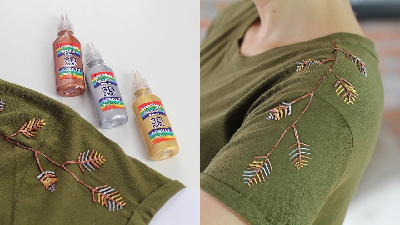 DIY: detalhe no ombro da camiseta