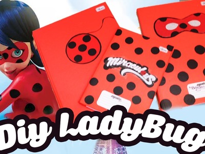 Diy Caderno da Ladybug -  Volte as aulas