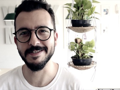 PLANT HANGER : DIY : VASO SUSPENSO (sem MACRAMÊ)