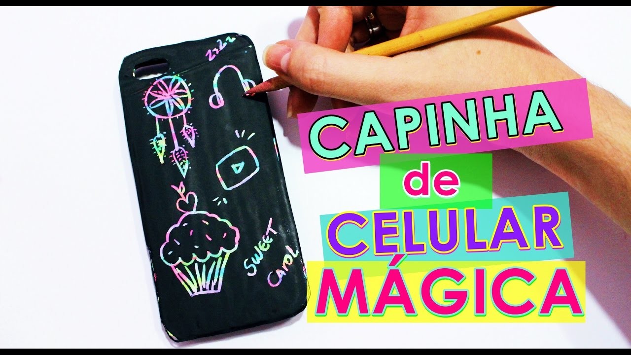 DIY: CAPINHA DE CELULAR MÁGICA! 