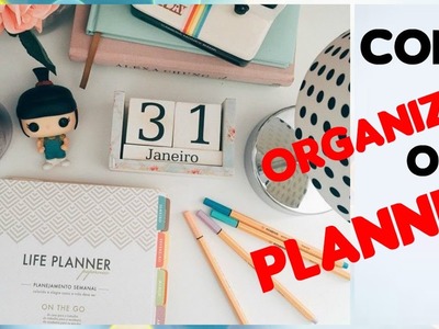 Como uso e organizo meu Planner de Caderno. Simples e Fácil (DIY)