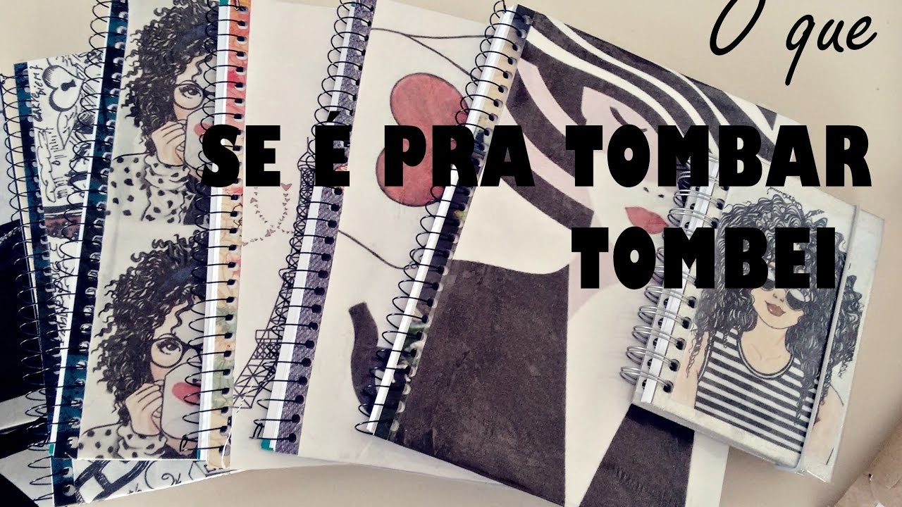 DIY: - CAPA PARA CADERNO #VoltaAsAulas | TAY SWITLIZE