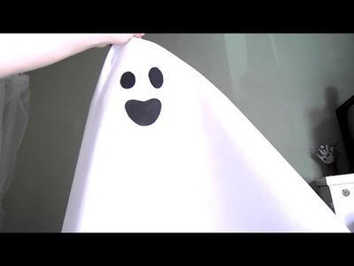 Fantasma com bexiga e tecido - Como fazer decoração Halloween