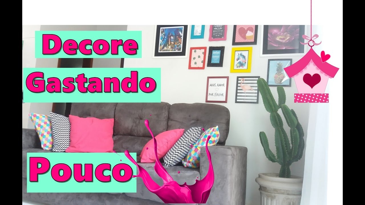 #Idéias de decoração gastando pouco.  :)