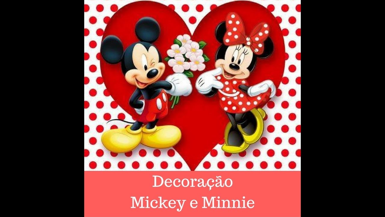 Curso Decoração de Festa Infantil Mickey e Minnie