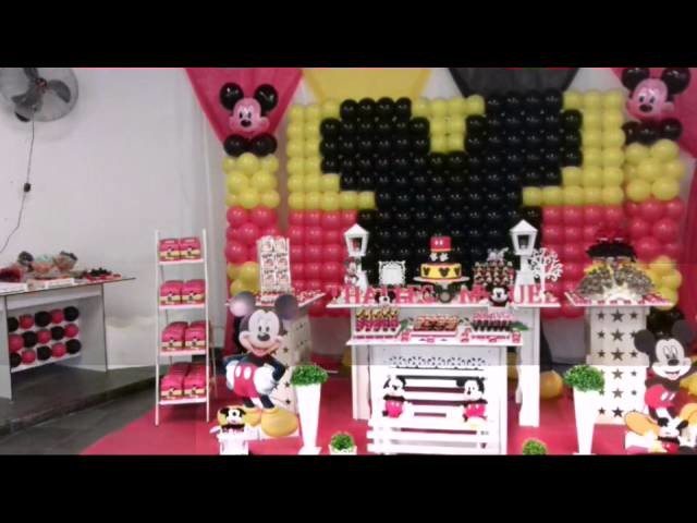 Decoração Mickey