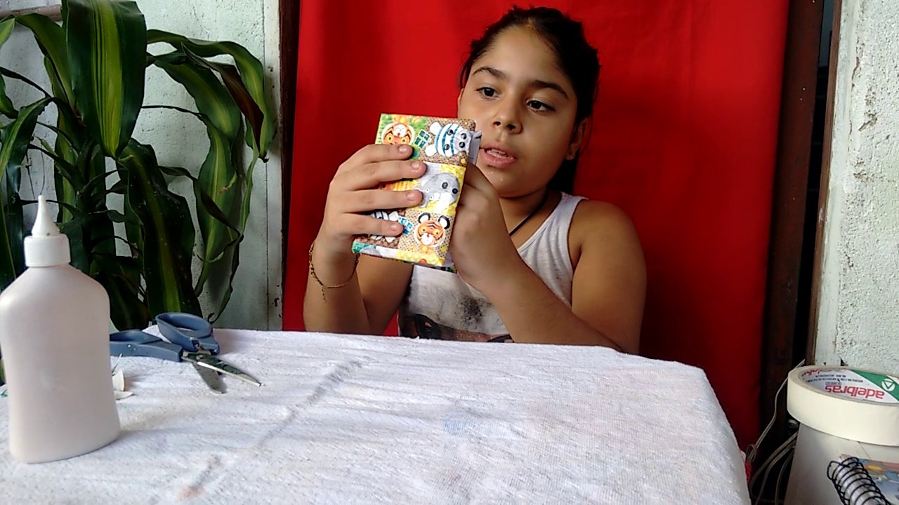 DIY COMO FAZER UMA AGENDAR DE PAPELÃO _LARISSA ARAÚJO