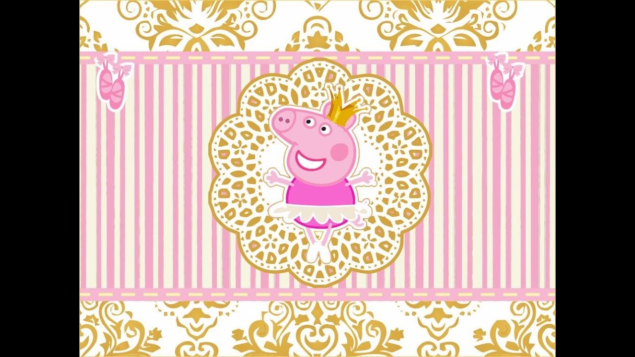 Preparativos. Part: 19 Tema: Baile Real Da Bailarina Peppa Pig. *Decoração Do Banheiro.