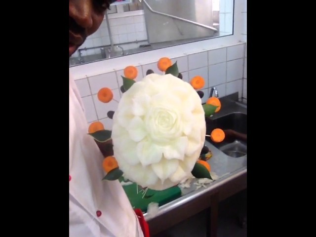 Decoração de melão que lindo