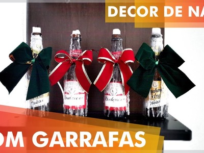 Decoração de Natal com Garrafas